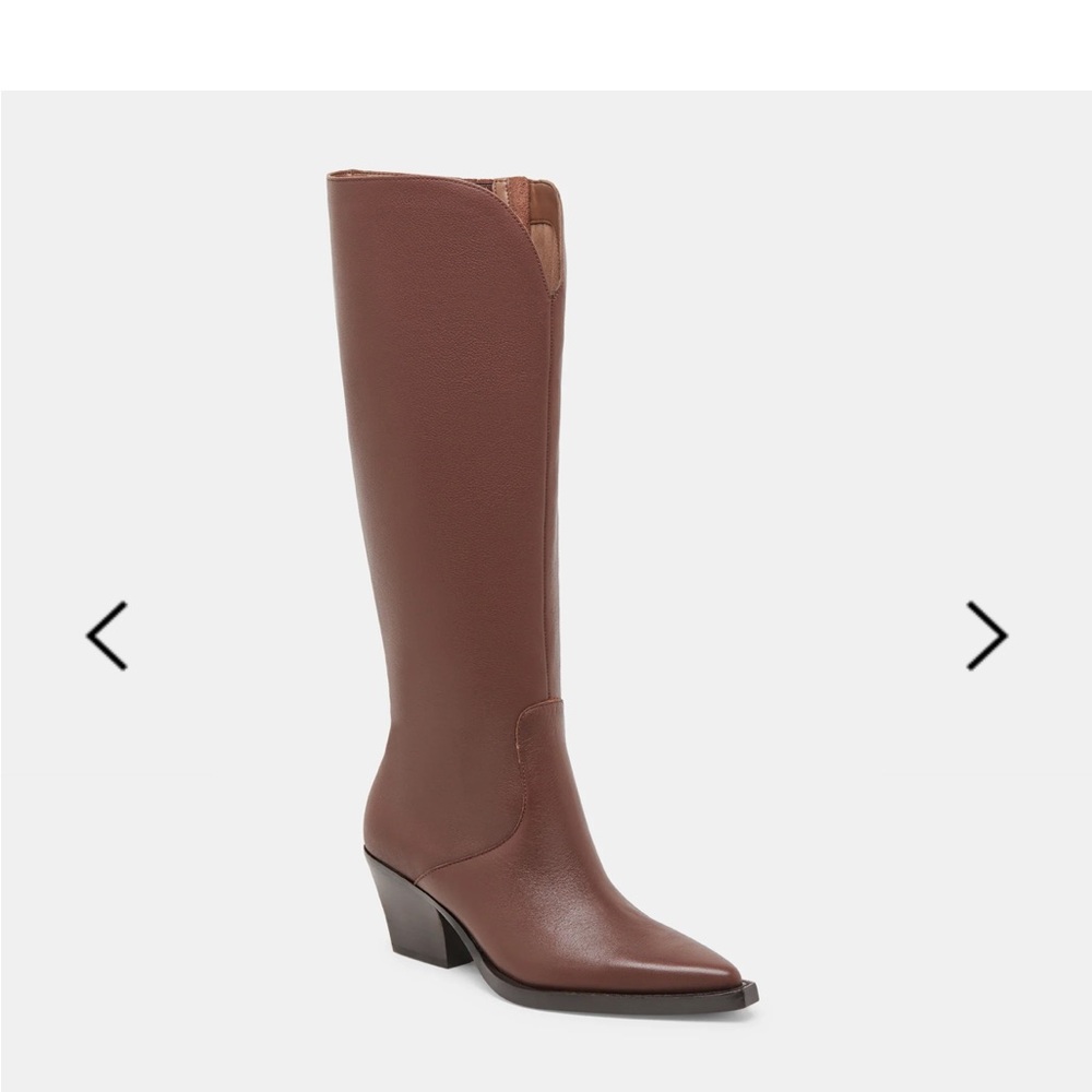 Raj 7.5 Extra Wide Calf Boots Chocolate
Leather - Dolce Vita